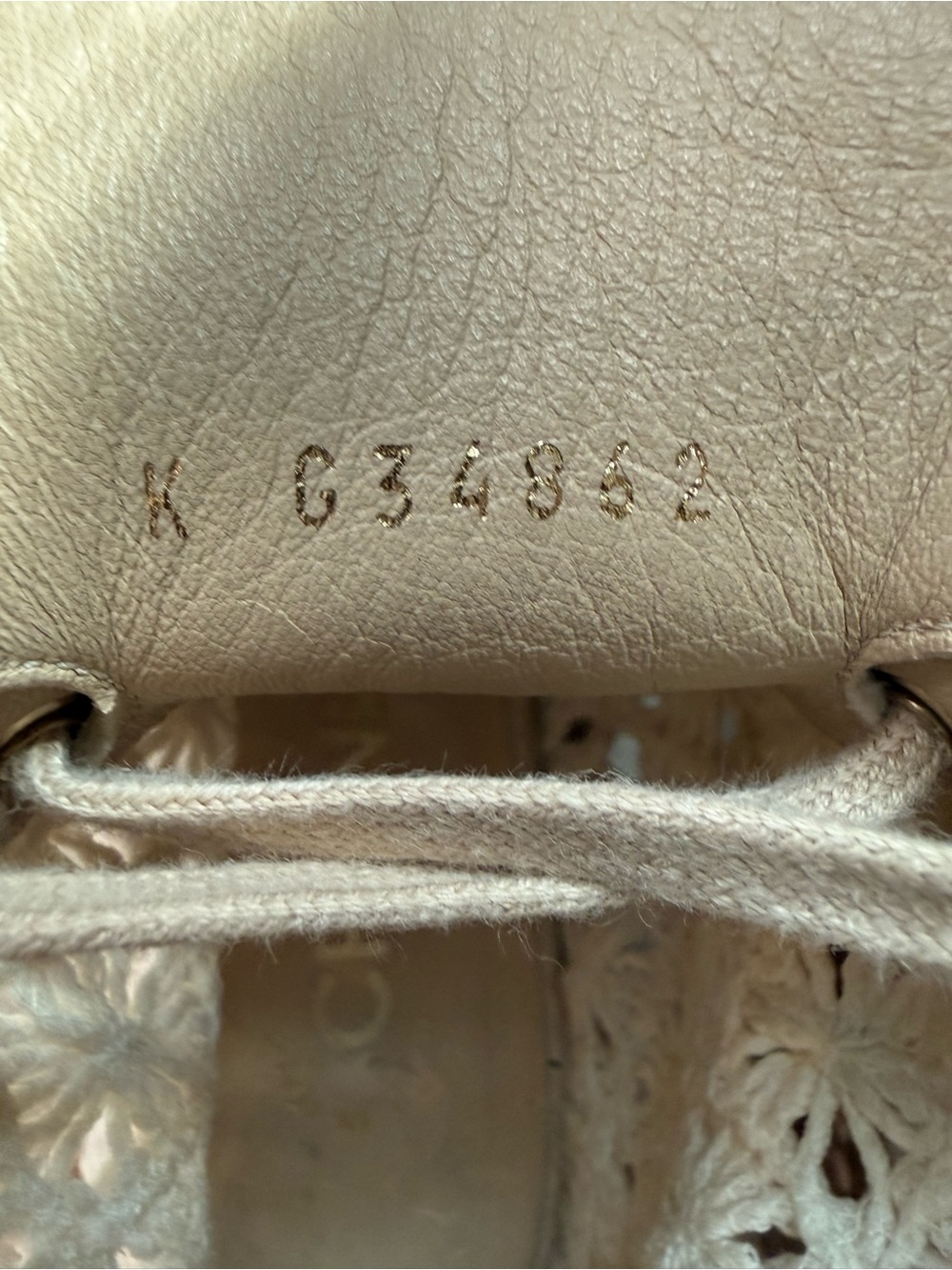 CHANEL Cream Crochet Lace-Up High-Top Boots - Picture 8 of 15
